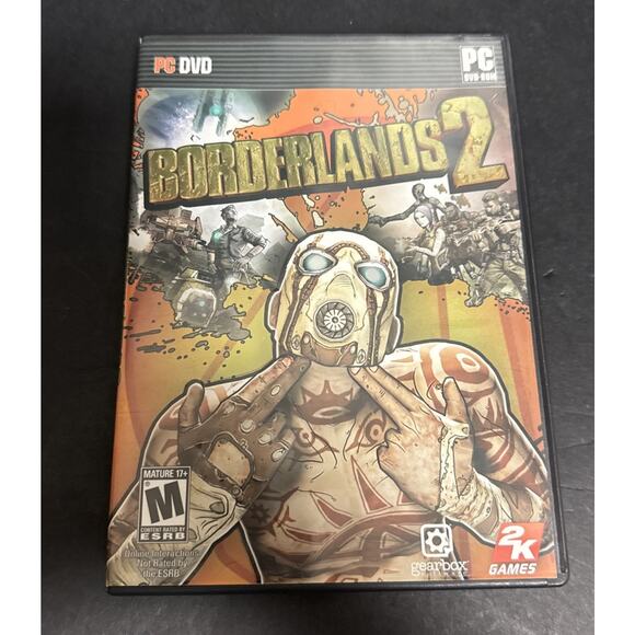 Borderlands 2 PC DVD Video Game Manual 2K Games Vault Hunter Handsome Jack - Picture 1 of 3